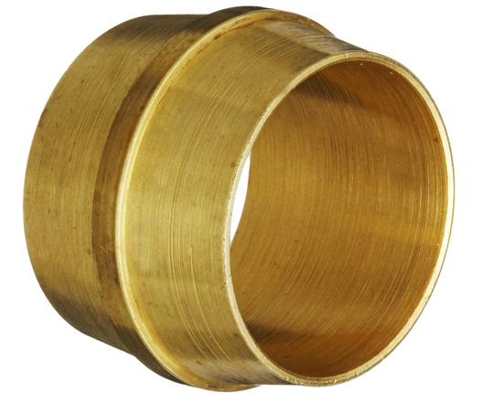 Brass sleeve fitting, 1/2 inch
