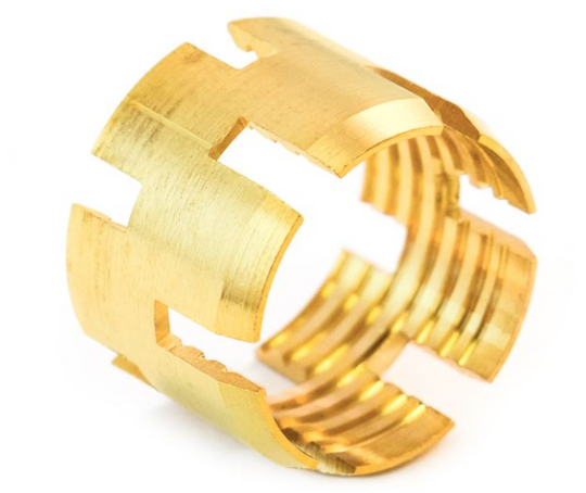 Brass hose sleeve for rubber hose, 3/8 inch, part 177.16966
