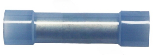 Nylon butt connectors, 16-14 gauge, 50 pieces, detail view