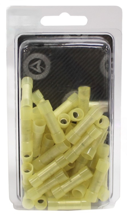 Nylon butt connectors, 12-10 gauge, 50 pieces