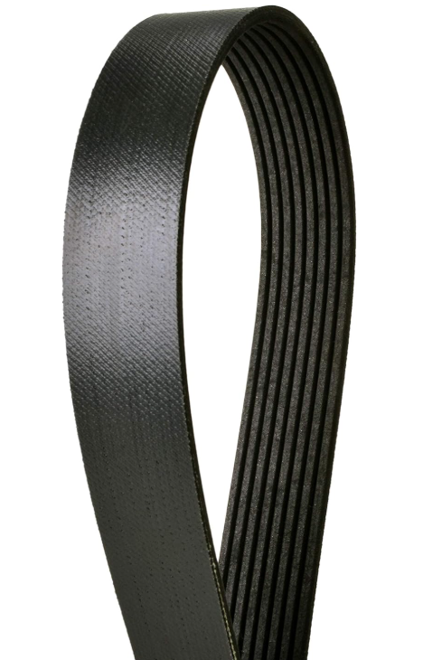 Continental serpentine drive belt for Peterbilt 365, part 5080850, side view