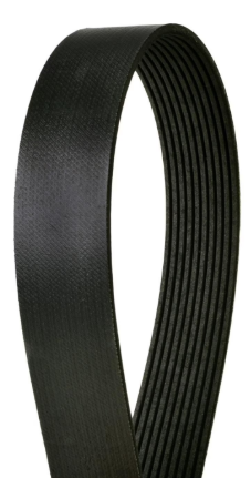 V drive cooling belt for Freightliner Cascadia and Sterling, part 4100642F, side view