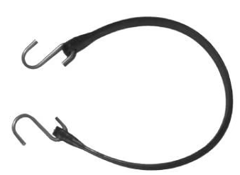 Rubber tarp strap bungee, 21 inch, parts 201021, 490002