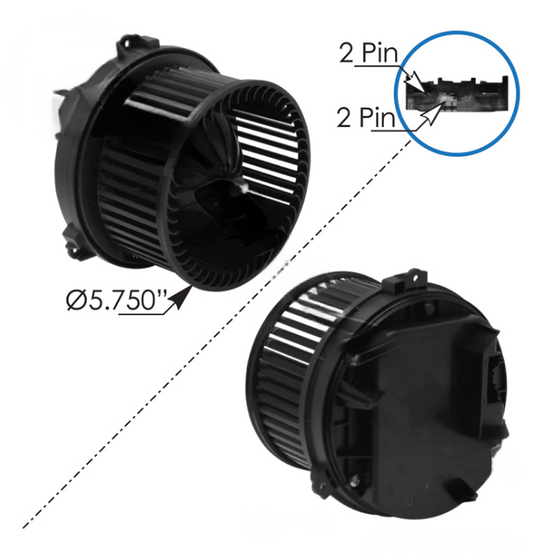 Behr blower motor for International ProStar, part ABM3000P