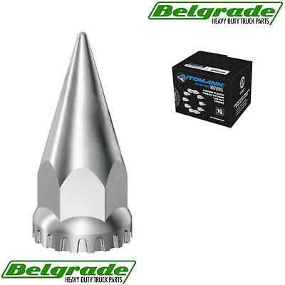 Chrome plastic thread-on M22x1.5 lug nut covers 60 pack, part 111PFLPP60