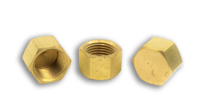 Brass pipe cap, 1/8 inch, part BP108-2