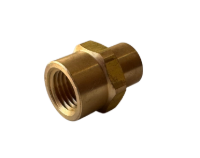 Brass reducer coupling, 1/4 x 1/8 inch, part BP119-4-2