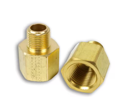 Brass hose adapter, 1/2 x 3/8 inch, part 177.9120DC