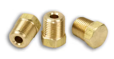 Brass hex head plug, 1/8 inch, Power Products