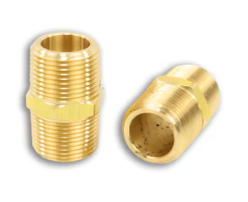 Brass hex nipple fitting, 3/4 inch, part 177.9122E