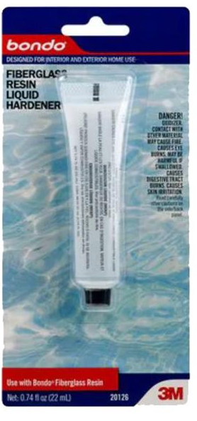 Bondo fiberglass resin for truck body repair