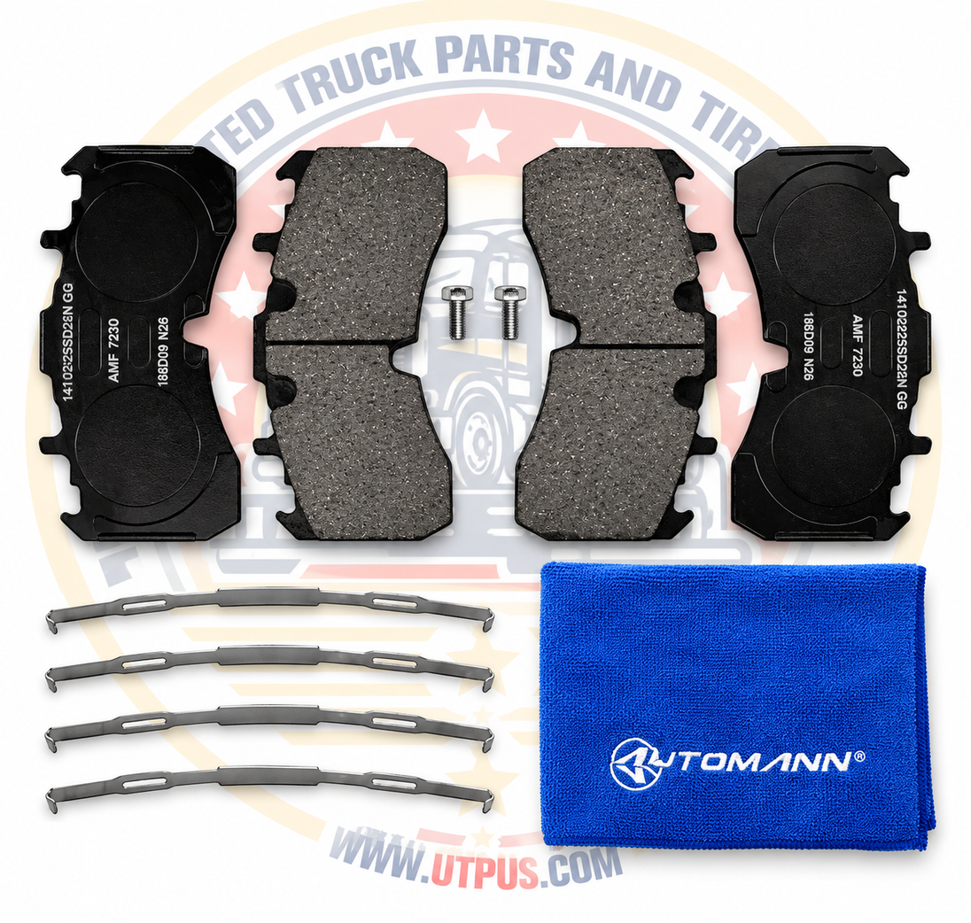 Aftermarket 23K air disc brake pad set for heavy-duty trucks and trailers