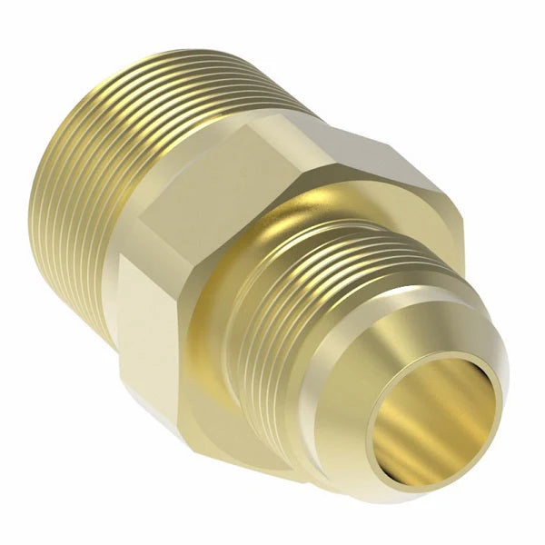 Flared male connector 3/4 x 1/2, part F48-12-8