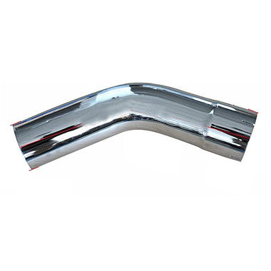 Aluminized 45 degree exhaust elbow 5 in ID-OD, part 13500AZ