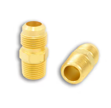 Brass flared male connector, 5/8 x 1/2 inch, part 177.84810D