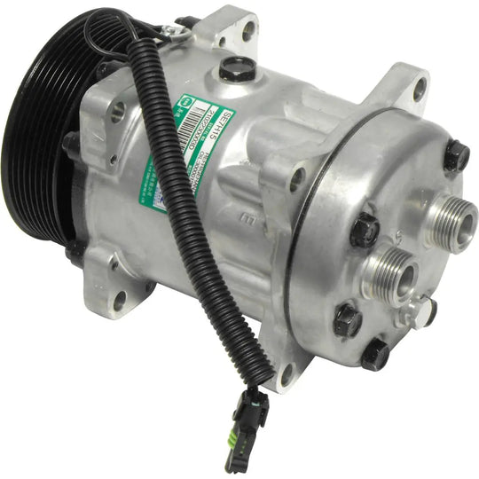 SD7H15 OTR AC compressor, PV8 119mm direct mount 12V, part 1401338 ABPN83304543
