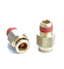 Brass male connector, 3/8 x 1/4 inch, parts 177.13B686B, 1868X6