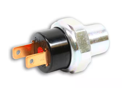 Binary pressure switch for Freightliner R134A AC, part 577.46556, side view
