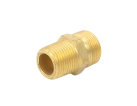Brass hose adapter for rubber hose, 3/8 x 3/8 inch, part 177.169834C