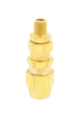 Brass swivel connector for rubber hose, 3/8 x 1/2 inch, part 177.16946D