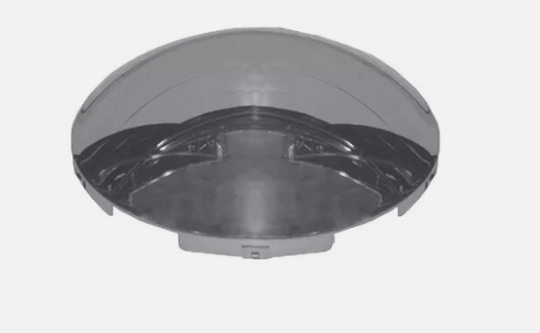 Chrome front hubcap cover, 5 notch, 7/16 lip dome for steel wheels, part 562.B1501C