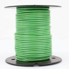 Green 18 gauge GPT primary wire for truck electrical systems