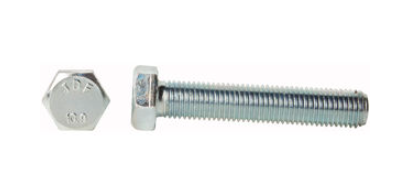 M6-1.0 x 30mm DIN 933 Class 10.9 zinc hex cap screw