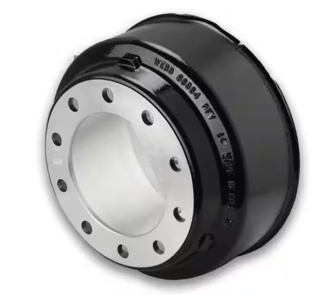 Brake drum 16.5 x 6 inch for heavy duty trucks, parts 65152B, 3687X, 107193