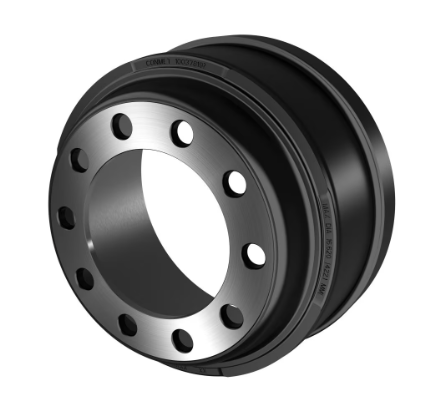 Brake drum 16.5 x 8.625 inch for heavy duty trucks, parts 66854B, 3807X, OTR16585B