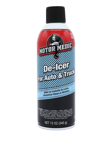 Motor Medic de-icer for auto and truck, 12 oz, part DE1