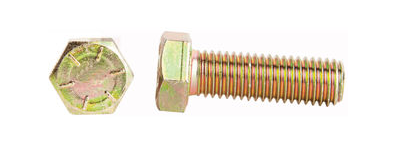 Hex cap screw 1/2-13 x 1-1/4 grade 8 yellow zinc finish