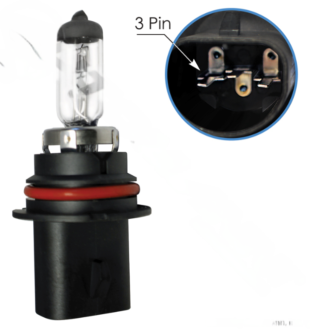 Halogen capsule 9007 HB5 12V headlight bulb, 65/55W