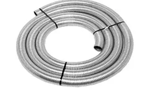 Galvanized flex tubing 5 in, sold per foot, part 562.U7250-25G