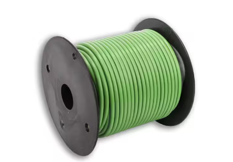Green 14 gauge GPT primary wire for truck electrical systems, part EL614110