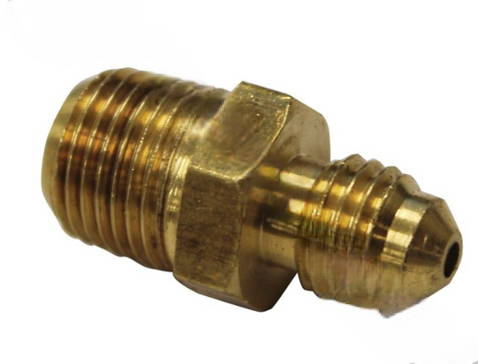 Flared male connector 1/8 x 1/8