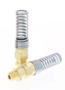 Hose coupling with spring, 3/8in x 3/8 NPT, part RB68SG-6-6