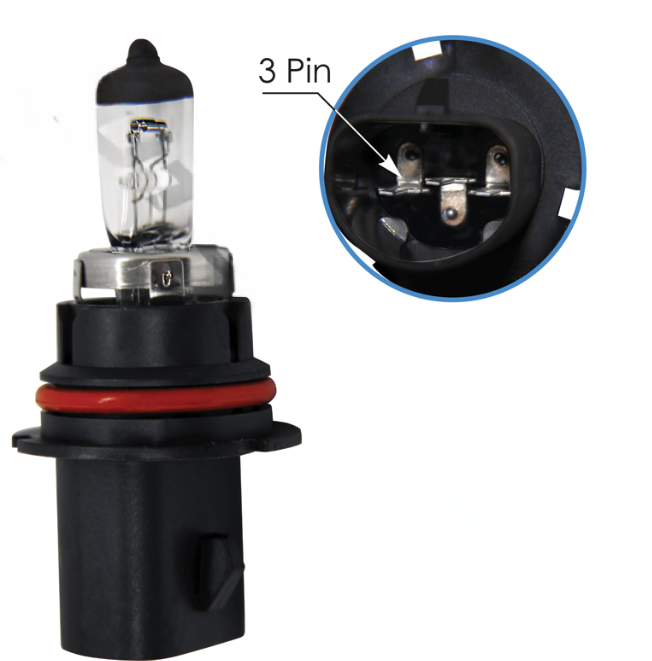 Halogen capsule 9004 HB1 12V headlight bulb, part 82078
