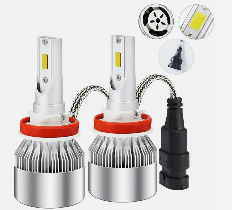 C6 LED headlamp bulb H3 for trucks