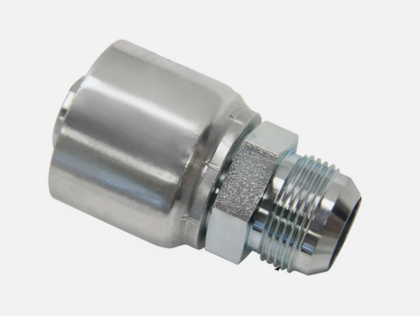 Hydraulic hose fitting, JIC 37 male, part B2-JCM-1616
