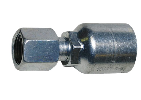 Hydraulic hose fitting, JIC 37 female, part 14400-1010