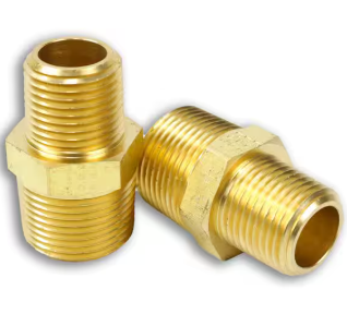 Hex nipple 3/4 NPT x 1/2 NPT for truck air fittings, part 216P128