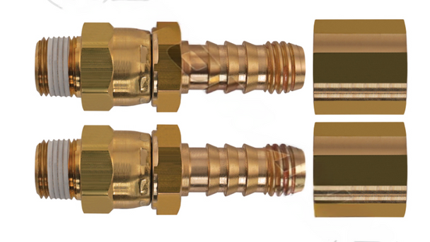 Hose repair kit, 1/2in ID x 3/8in NPT, part 4120R-8C-RK