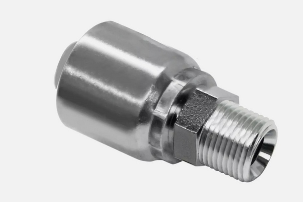 Hydraulic hose fitting, NPTF male, part 14615-0608