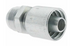 Hydraulic hose fitting, JIC 37 male, part 144501010, side view