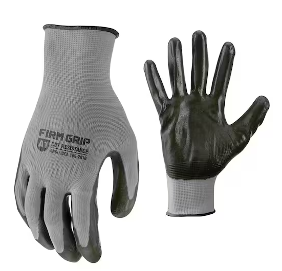 Firm Grip nitrile coated gloves, part 43112