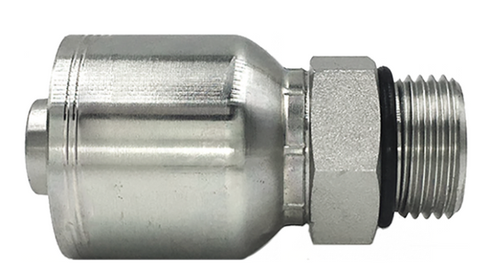 Hydraulic hose fitting, O-ring boss, part 14670-0404
