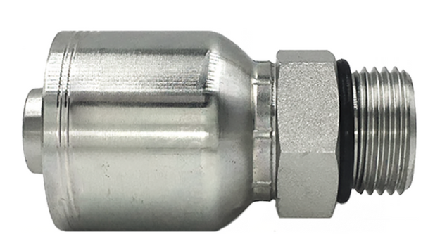 Hydraulic hose fitting, O-ring boss, part 14670-0404