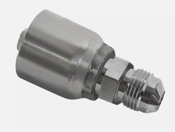 Hydraulic hose fitting, JIC 37 male, part 14450-0606
