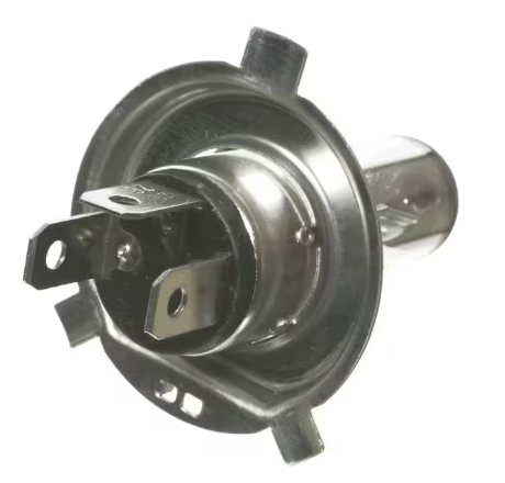 Halogen capsule H4 12V headlight bulb, part 30355, side view