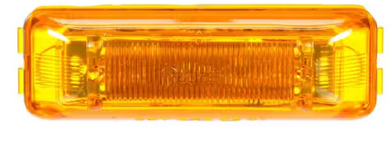 LED cab lamp, clear amber, for Peterbilt and Kenworth, part 564.75083CA9